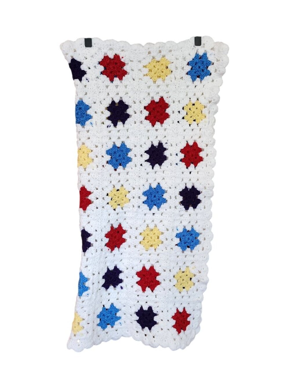 Handmade Granny Square Lap Blanket 36 x 36
